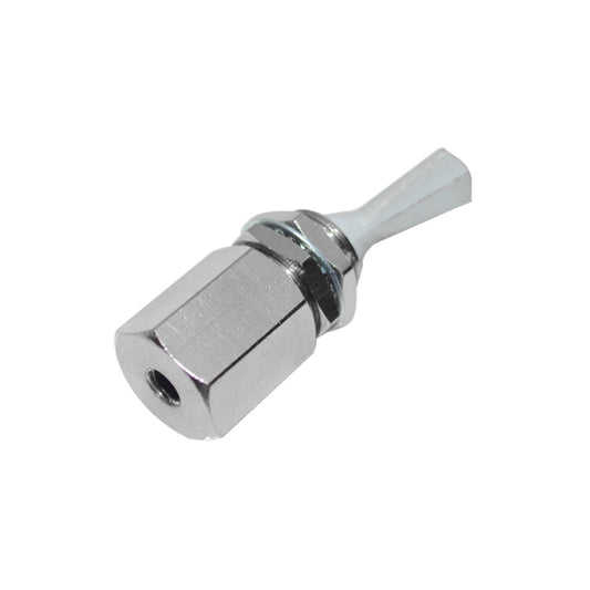 Toggle Valve, Momentary, 3-Way, Normally Closed, Gray