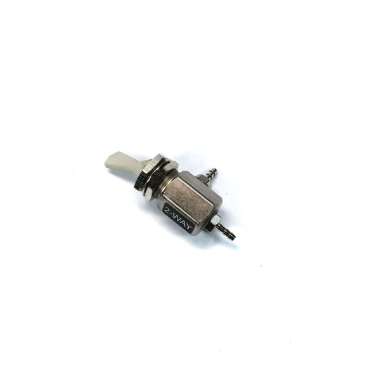 Momentary Toggle Valve,2-Way, Normally Closed, Gray